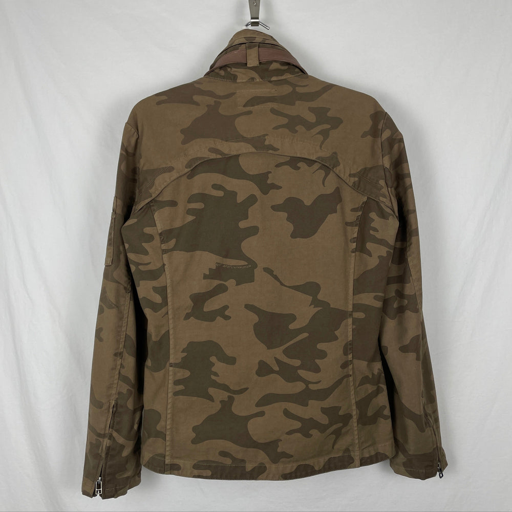 Kyoji Maruyama Fur Lined Camo Zip Jacket