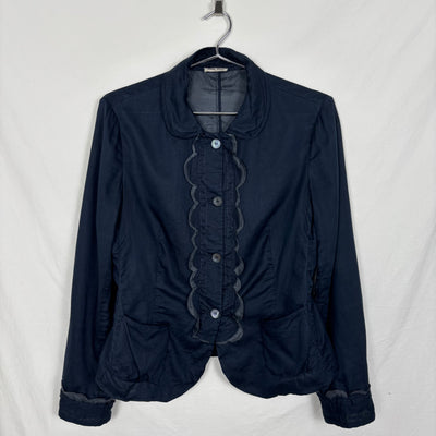 Miu Miu Pedal Ruffle Blouse