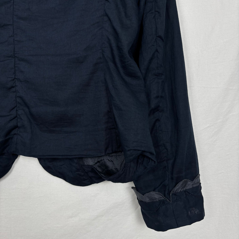Miu Miu Pedal Ruffle Blouse