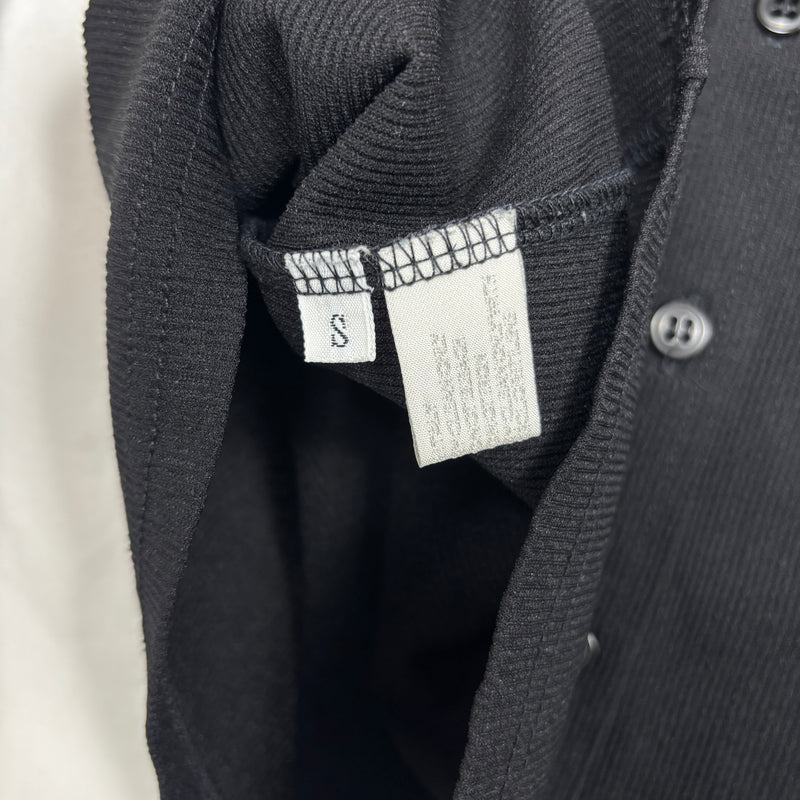 00s Miu Miu Ribbed Button Up Blouse