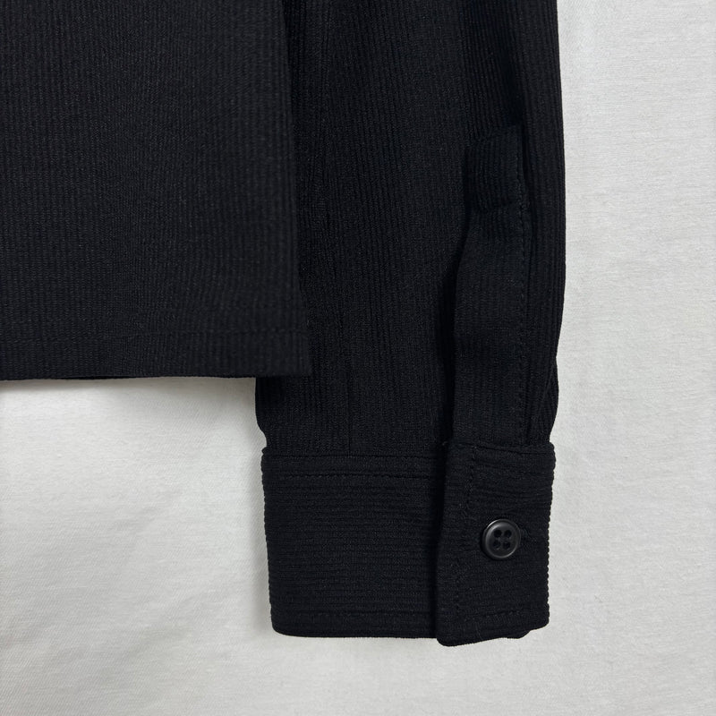 00s Miu Miu Ribbed Button Up Blouse