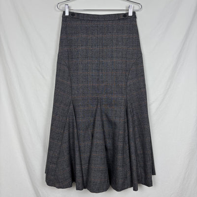 Atsuro Tayama Plaid Maxi Skirt