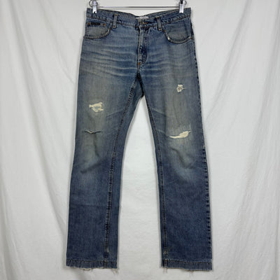 00s Dolce&Gabbana Distressed Light Wash Mom Jeans