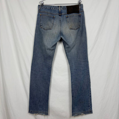 00s Dolce&Gabbana Distressed Light Wash Mom Jeans