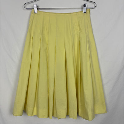 90s Miu Miu Pleated Summer Midi Skirt