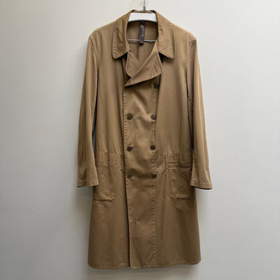 Ground Y Yohji Yamamoto Camel Trench Coat