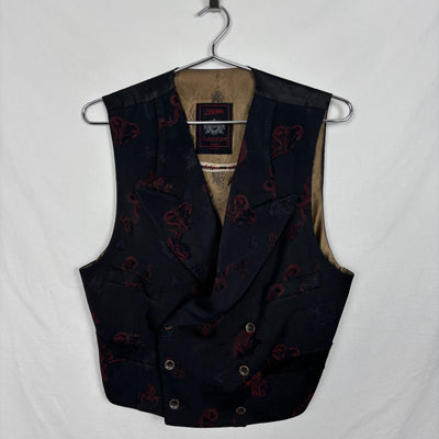 00s Jean Paul Gaultier Classique Back Printed Patterned Vest
