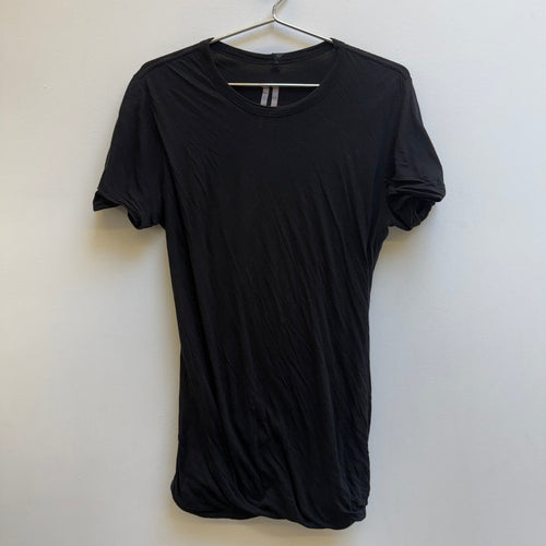 SS22 Rick Owens Double Layer Black T-Shirt