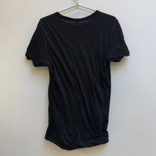 SS22 Rick Owens Double Layer Black T-Shirt