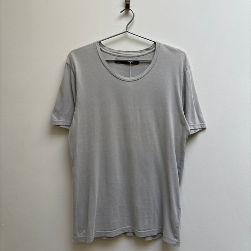 Robert Geller Round Neck Light Grey T-Shirt