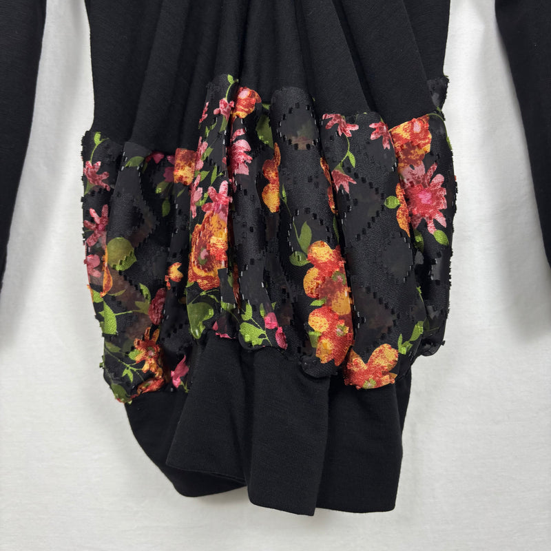 Junya Watanabe Ruched Floral Blouse