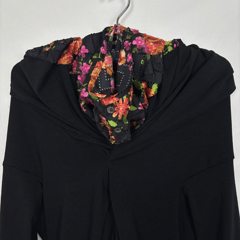 Junya Watanabe Ruched Floral Blouse