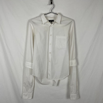 Comme Des Garçons Homme Plus Layered Sleeve Button Up Shirt