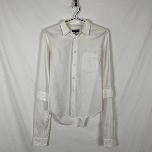 Comme Des Garçons Homme Plus Layered Sleeve Button Up Shirt