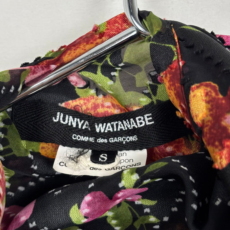 Junya Watanabe Ruched Floral Blouse