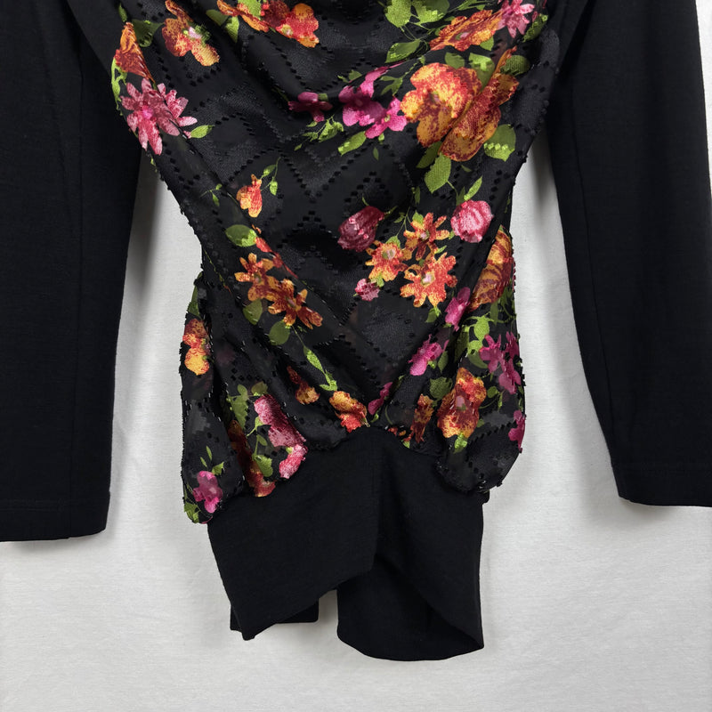 Junya Watanabe Ruched Floral Blouse