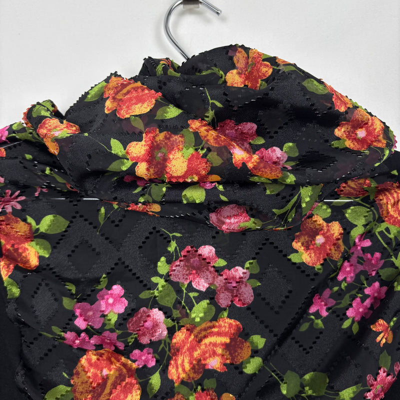 Junya Watanabe Ruched Floral Blouse