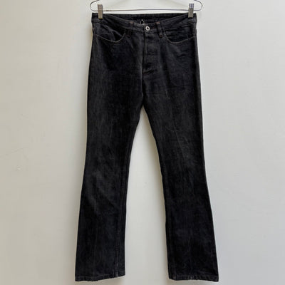 RipVanWinkle Fade Black Flared Denim