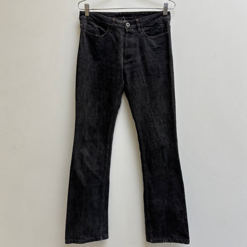 RipVanWinkle Fade Black Flared Denim