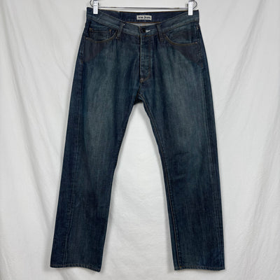 00s Acne Studios Wax Dark Wash Straight Leg Jeans