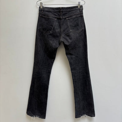 RipVanWinkle Fade Black Flared Denim