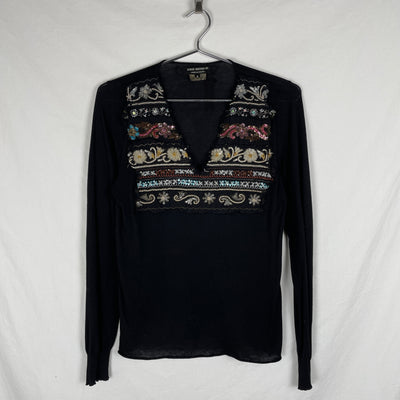 Junya Watanabe Sequinned Longsleeve Top