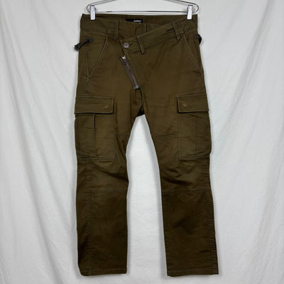 00s Katharine Hamnett Asymmetric Cargo Pants