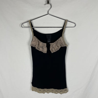 Anna Sui Lace Frill Tanktop