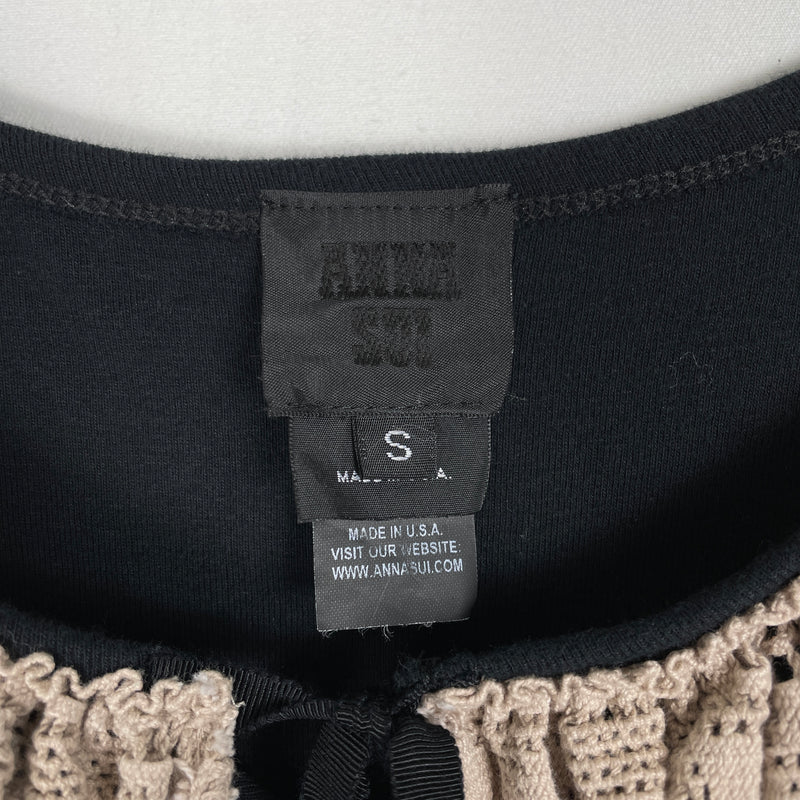 Anna Sui Lace Frill Tanktop