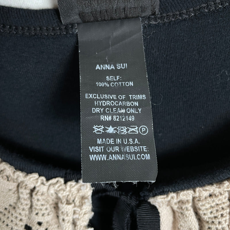 Anna Sui Lace Frill Tanktop