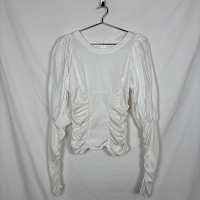 Anne Fontain Ruched Longsleeve Blouse