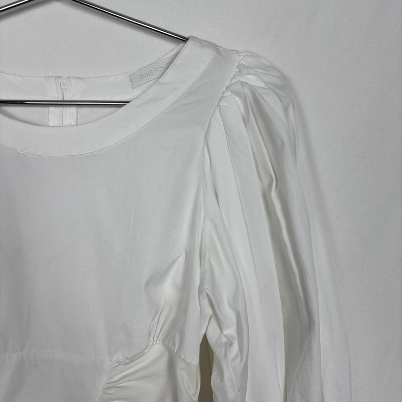 Anne Fontain Ruched Longsleeve Blouse