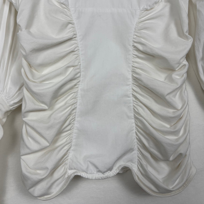 Anne Fontain Ruched Longsleeve Blouse