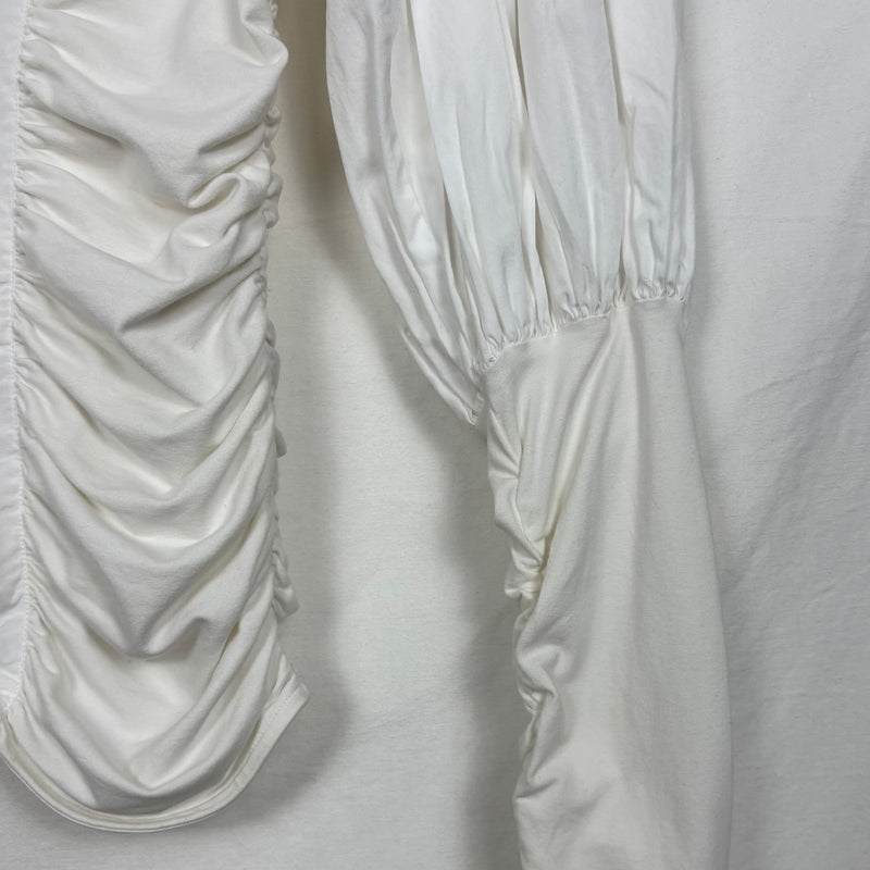 Anne Fontain Ruched Longsleeve Blouse