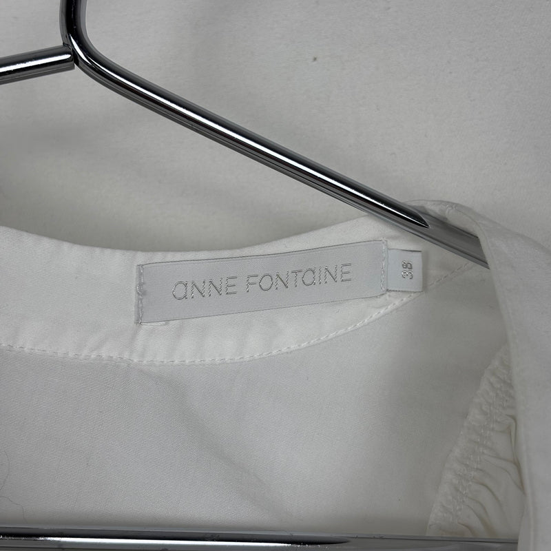 Anne Fontain Ruched Longsleeve Blouse