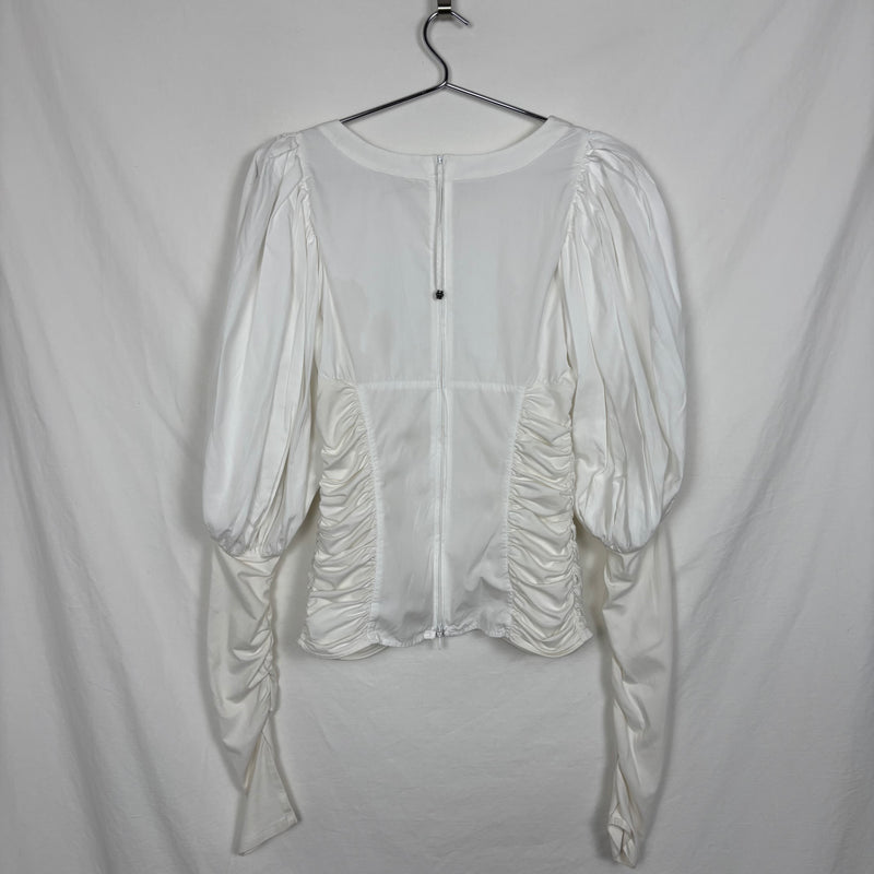 Anne Fontain Ruched Longsleeve Blouse