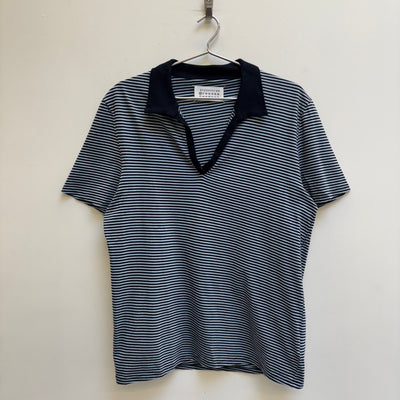 SS09 Maison Margiela Striped Polo T-Shirt