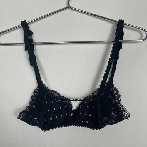 Valentino Polka Dot Lace Bralette