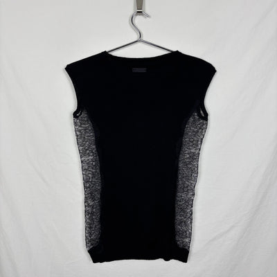 00s Dolce&Gabbana Side Lace Knitted Tank Top