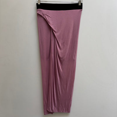 Helmut Lang Slack Jersey Draped Skirt