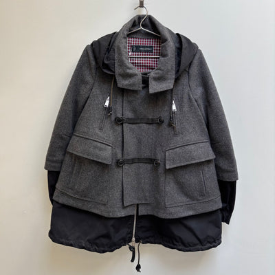 FW11 Dsquared2 Nylon Wool Rain Coat