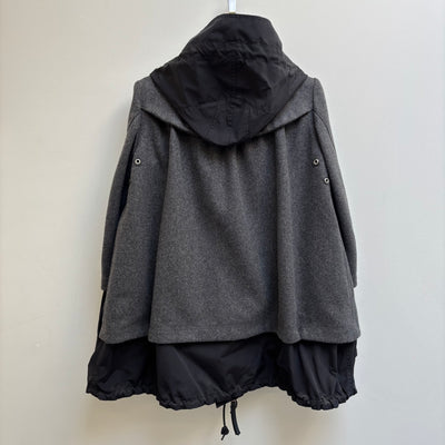 FW11 Dsquared2 Nylon Wool Rain Coat