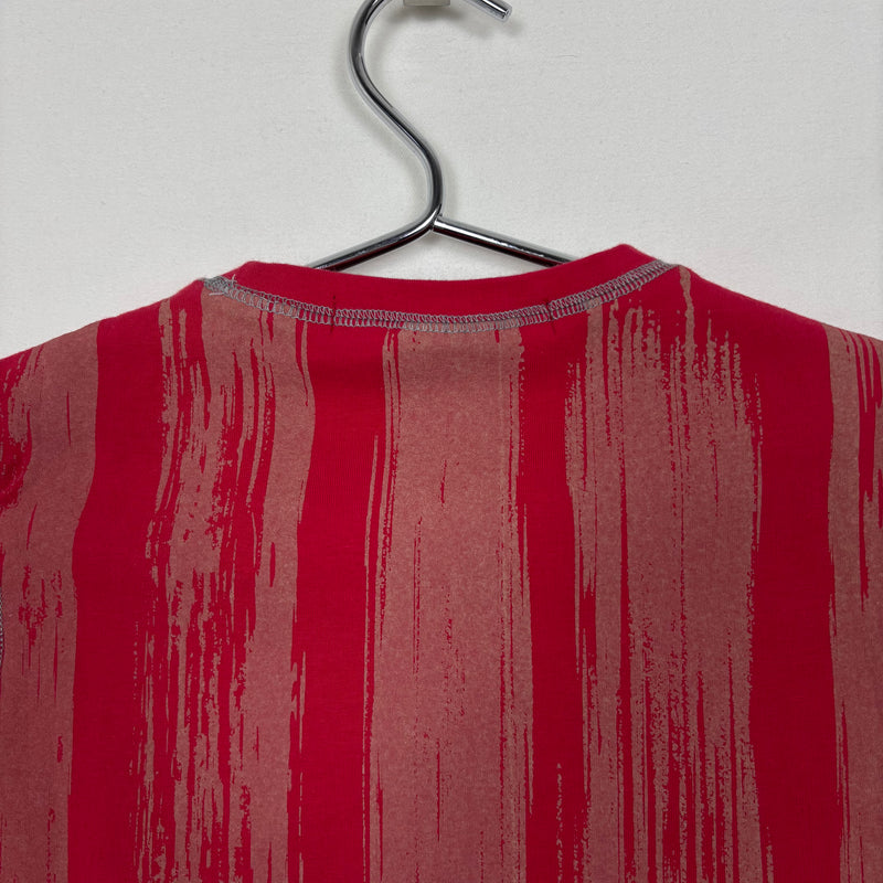 Marithé Francois Girbaud Striped Graphic Spandex Tank Top