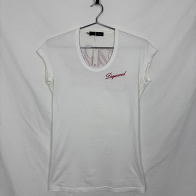 DSquared2 Distressed Back Print T-Shirt