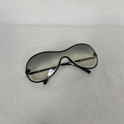 00s Chanel Shield Goggle Sunglasses