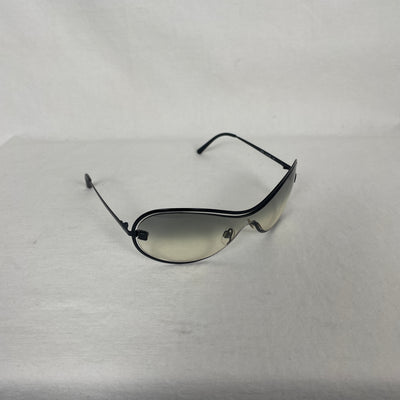 00s Chanel Shield Goggle Sunglasses