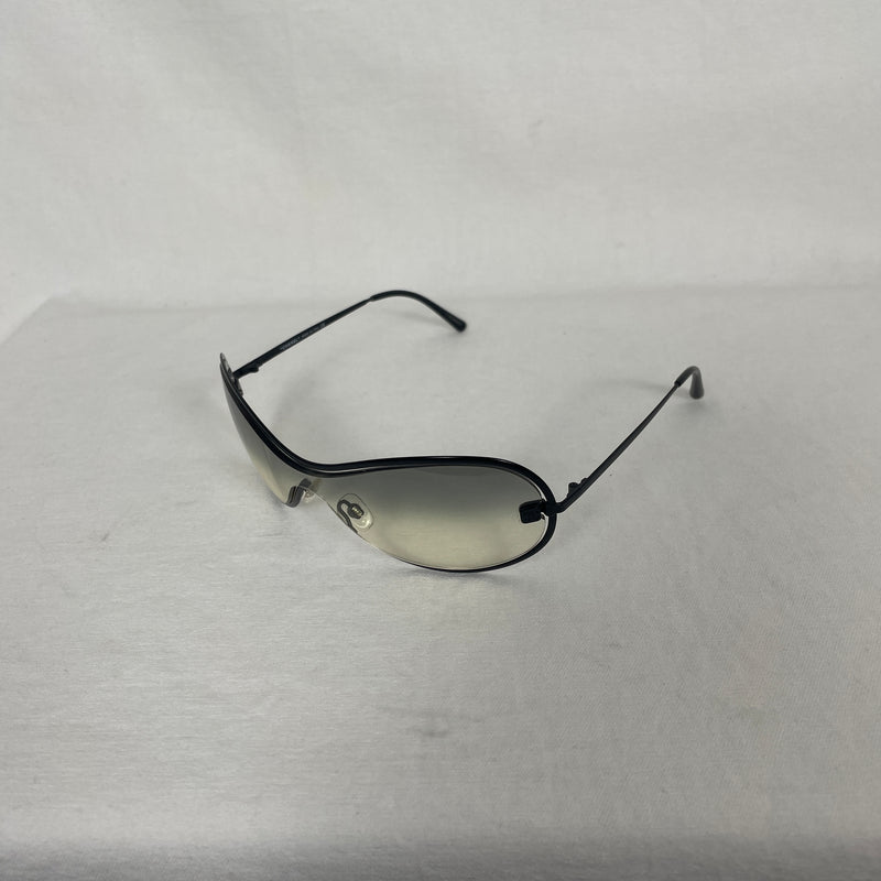 00s Chanel Shield Goggle Sunglasses