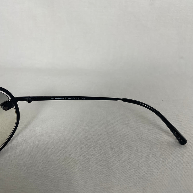 00s Chanel Shield Goggle Sunglasses