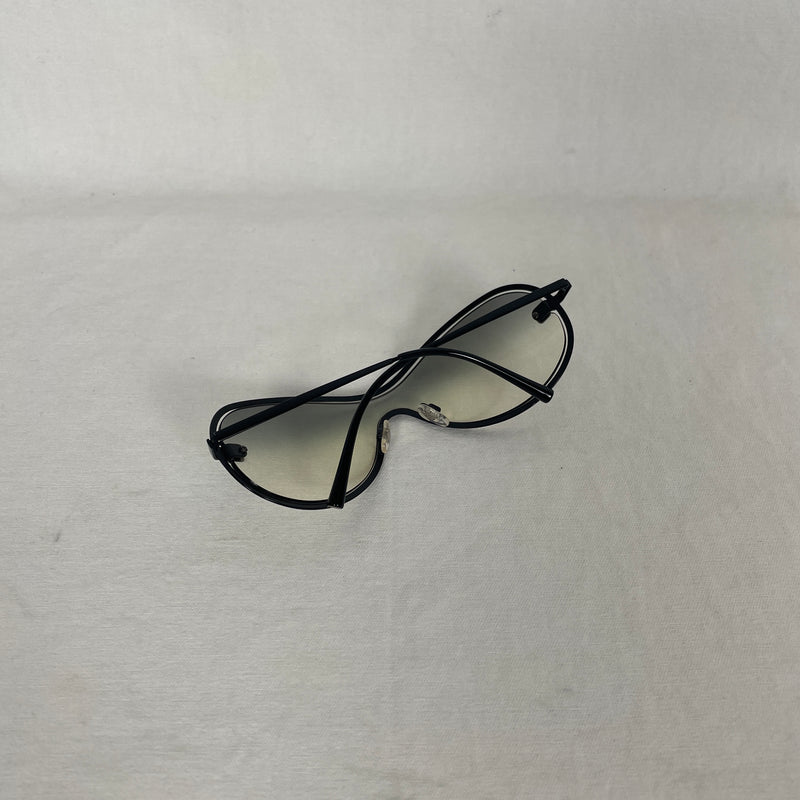 00s Chanel Shield Goggle Sunglasses