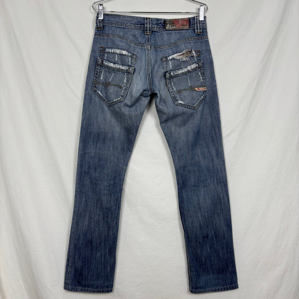 00s Parasuco Distressed Double Back Pocket Jeans
